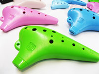 Zinプラスチックオカリナ アルトC管