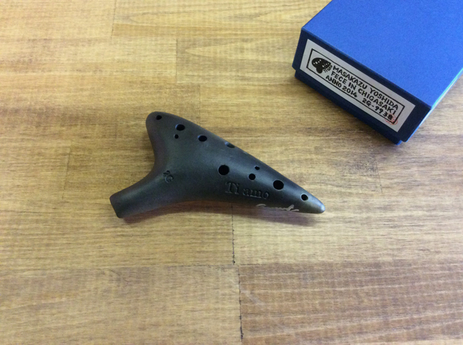 大沢聡が選定!(Tiamo)オカリナ黒陶プロモデル 大沢セレクション 合奏用 ソプラノG管