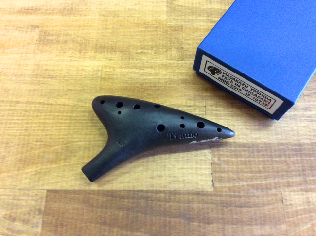 大沢聡が選定!(Tiamo)オカリナ黒陶プロモデル 大沢セレクション 合奏用 ソプラノF管