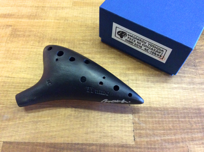 大沢聡が選定!(Tiamo)オカリナ黒陶プロモデル 大沢セレクション 合奏用 ソプラノC管