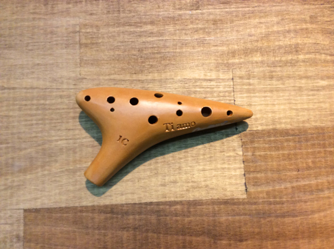 大沢聡が選定!(Tiamo)オカリナ黒陶プロモデル 大沢セレクション 合奏用 ソプラノC管