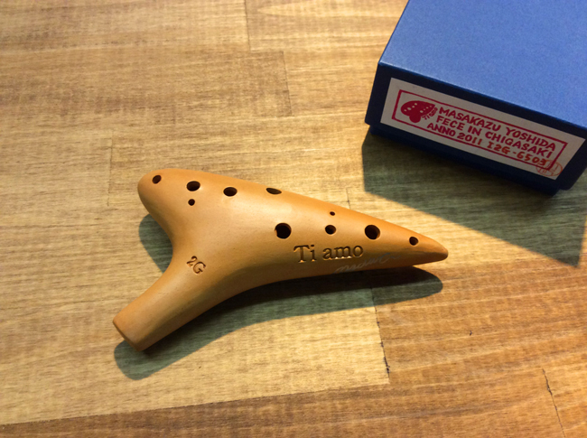 大沢聡が選定!(Tiamo)オカリナ黒陶プロモデル 大沢セレクション 合奏用 ソプラノG管