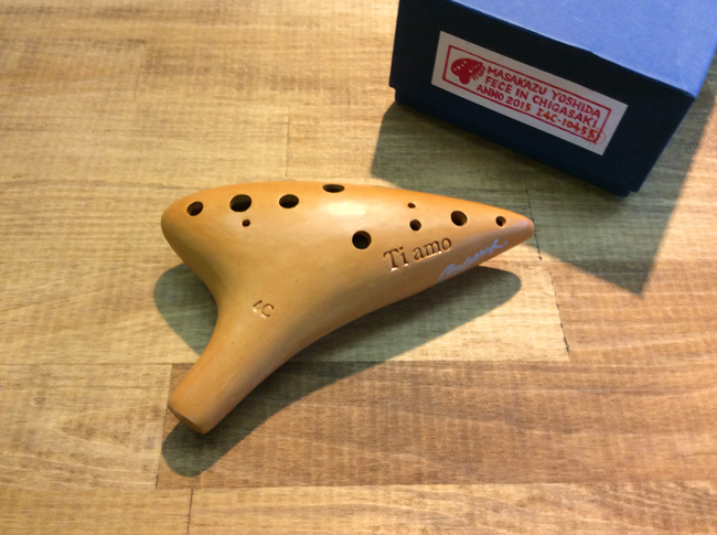 大沢聡が選定!(Tiamo)オカリナ黒陶プロモデル 大沢セレクション 合奏用 ソプラノC管