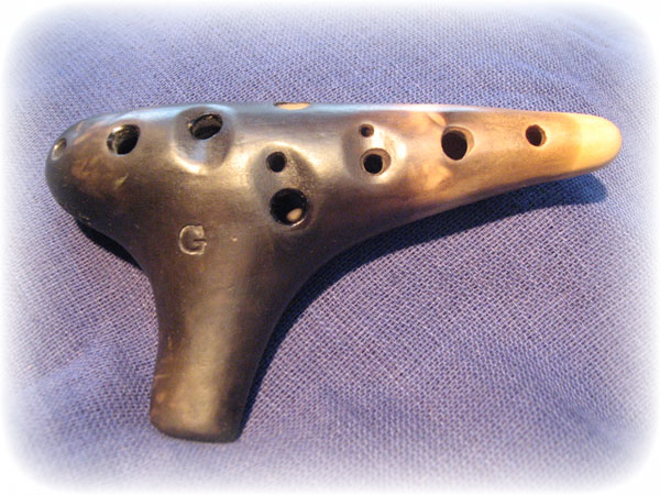 工房“悠”オカリナ 半炭化仕上げ ソプラノG管